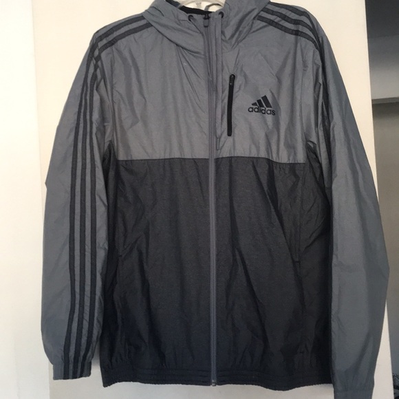 adidas multicolor windbreaker